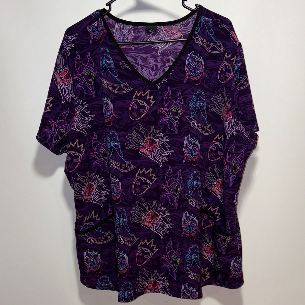 Disney villain scrub top